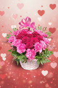 Rose Heart in a Basket
